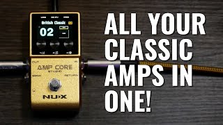Video thumbnail for NUX Amp Core Studio: Unlock Classic Amp Sounds in One Pedal by CatPick Studios