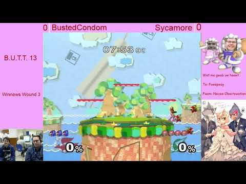 BUTT 13 V-Day Edition: WQ, bustedcondom (Falco) vs Sycamore (Samus)
