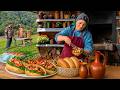 Rustic Chicken Sandwiches Over Charcoal Flames Village Cooking