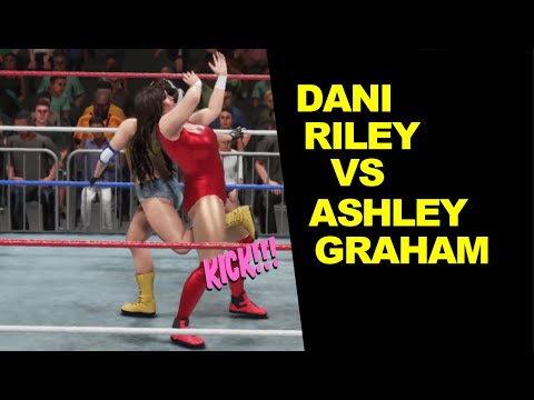 WWE 2K19 Dani Riley vs Ashley Graham - No Holds Barred