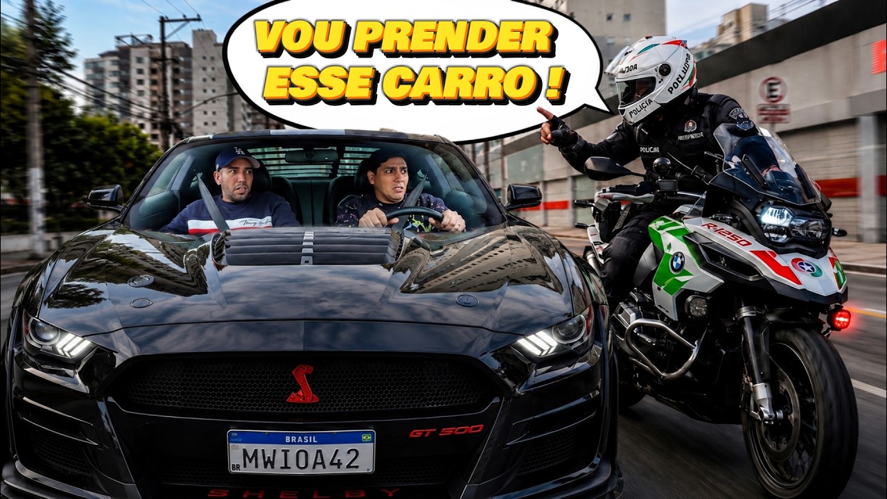 DEU RUIM COM A POLICIA NO ROLE DE MUSTANG ??