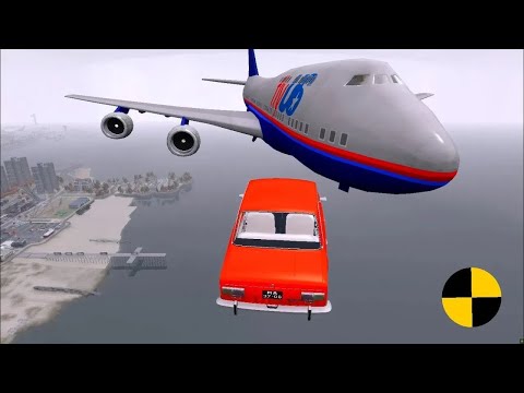 GTA 4 CRASH TESTING REAL CAR 659