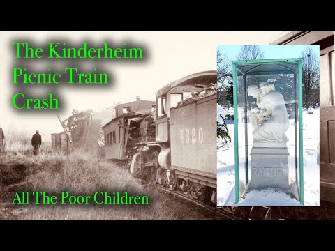 THE KINDERHEIM TRAIN CRASH OF 1890. A Visit to the Graves of 2 Killed at Wunder's Cemetery, Chicago.