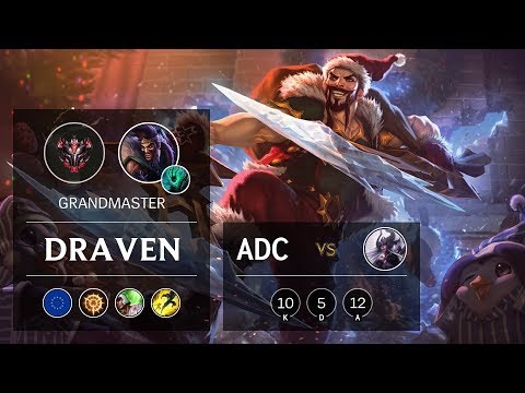 Draven ADC vs Syndra - EUW Grandmaster Patch 10.2