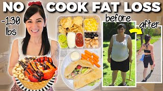 I ate these 3 NO COOK Meals to LOSE 130 Pounds of BODY FAT