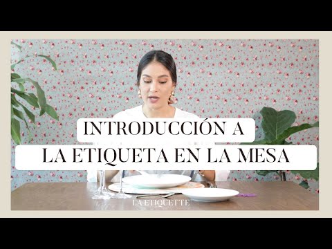 Iniciación a la Etiqueta en la mesa