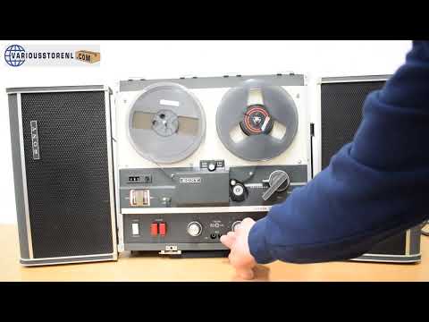 Sony TC 500A Stereo Taperecorder Demonstration Video - Sold at www.variousstorenl.com