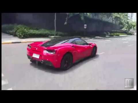 Ferrari F430 & 488 GTB Loud revs & Acceleration