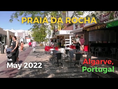 Praia da Rocha Beachline Street Walk May 2022
