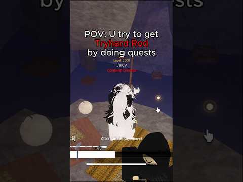 POV: u try to get Tryhard Rod by doing quests  #roblox #fisch