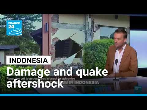 Indonesia hit by earthquake aftershock as rescuers search for survivors