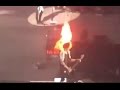 Michael Clifford 5sos hair catches on Fire During.