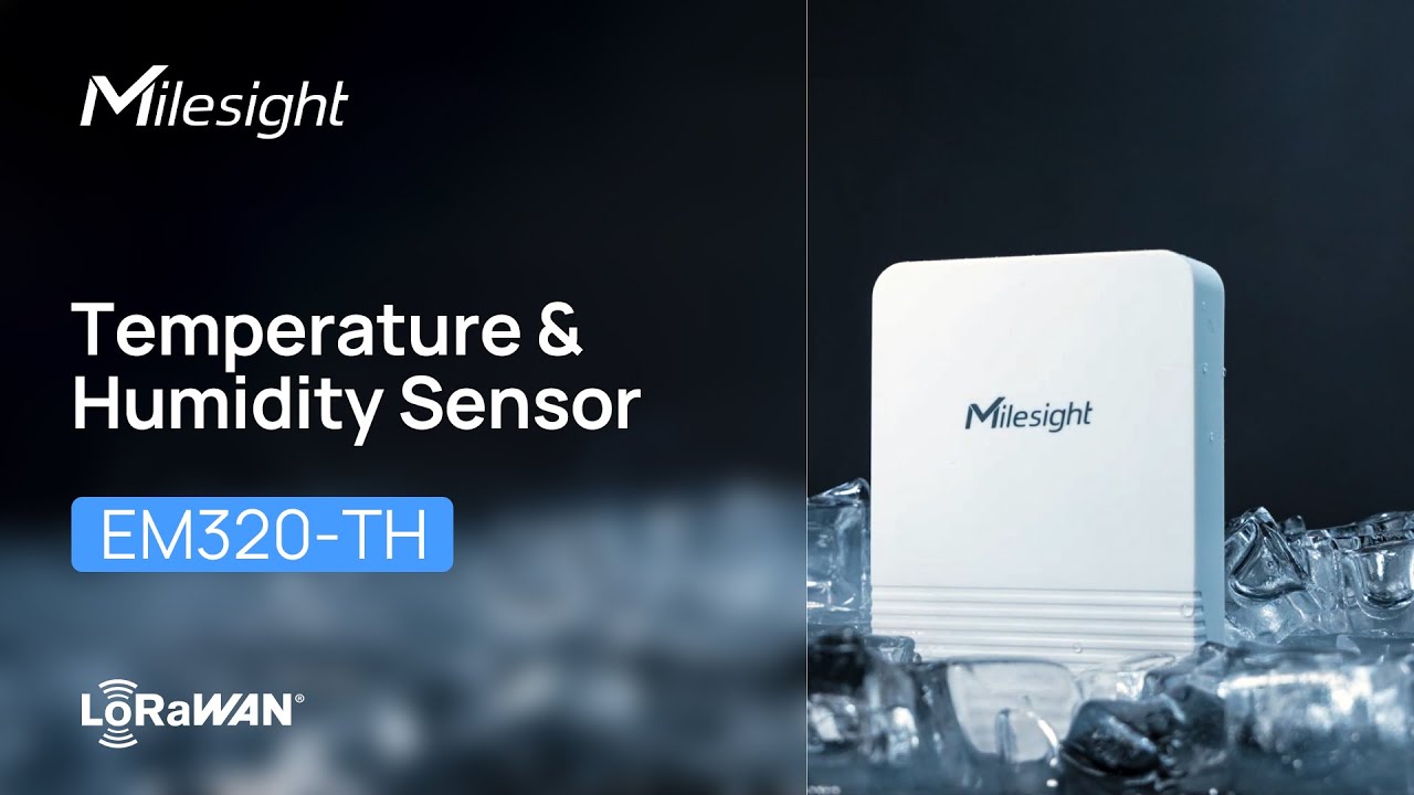 EM320 LoRaWAN Temperature and Humidity Sensor (Wall Mounting)