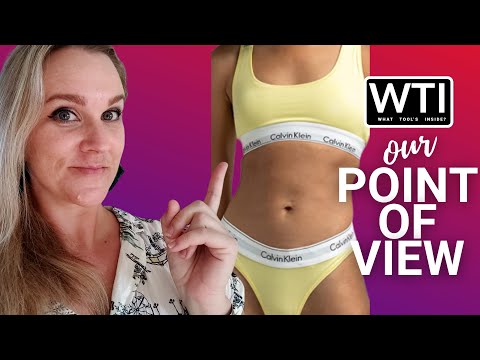 Calvin Klein Cotton Thong Panties - WTI product video review