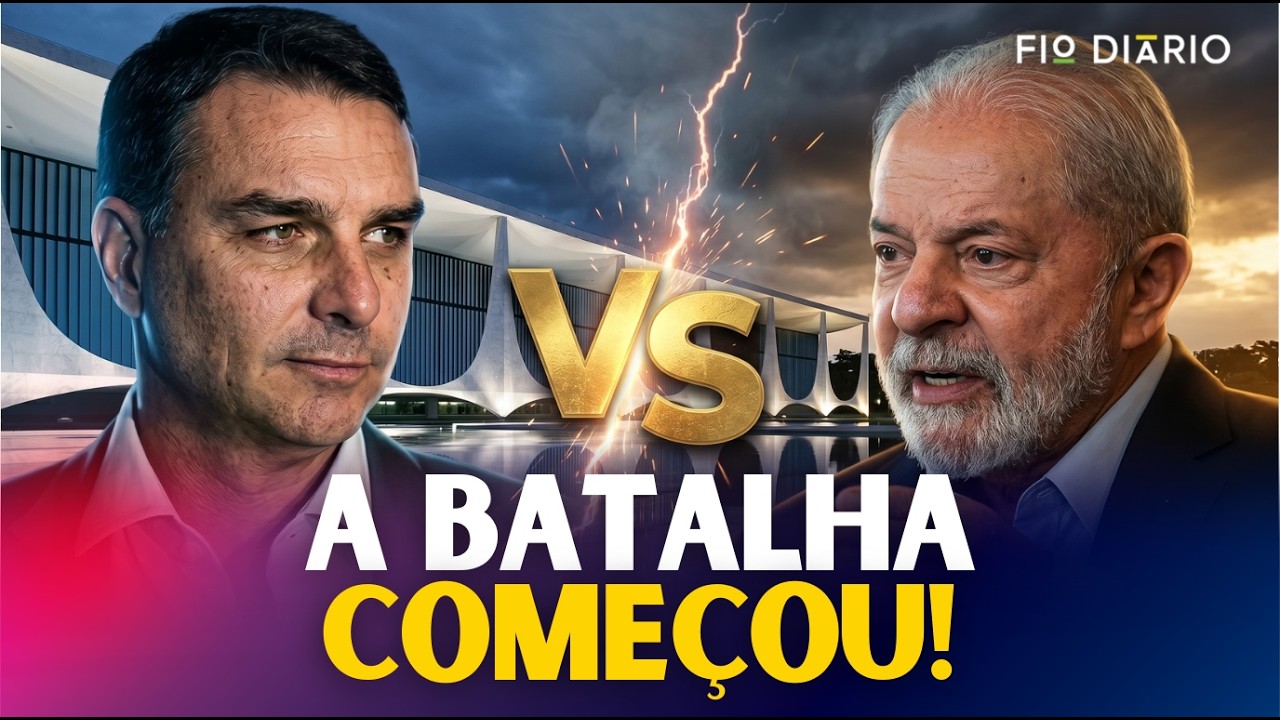 FLÁVIO BOLSONARO ACIONA LULA NA JUSTIÇA