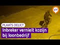 Hij vernielt een kozijn als hij wil inbreken | Plaats Delict