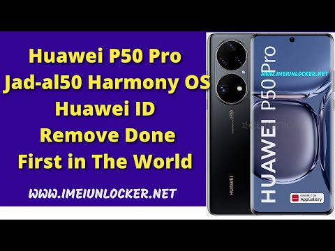 Huawei P50 Pro (Jad-al50) Huawei ID Remove Done First in The World💪