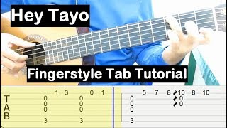 Download lagu Hey Tayo Fingerstyle Tab Tutorial Gitar mp3