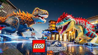 T-REX ALPHA 06 vs INDOMINUS REX LVL 40 — BATALHA FINAL! (LEGO Jurassic World) Mod
