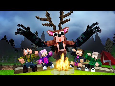 SURVIVE 99 NIGHTS IN THE FOREST in MINECRAFT!