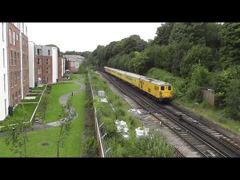 (HD) 66707 works the Gypsum & 73138 & 73201 work a test train - 9/7/11
