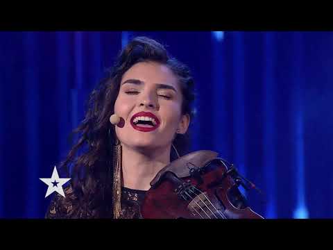 Românii au talent 2021: Maria Rădeanu l-a ridicat în picioare pe Florin Călinescu