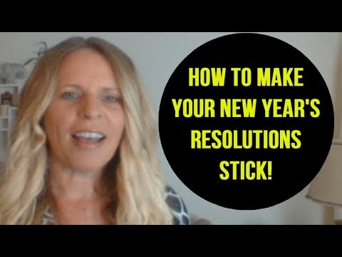 The KEY to Making Your 2018 NEW YEAR'S Resolutions Work For You! (Law of Attraction for 2018) Video