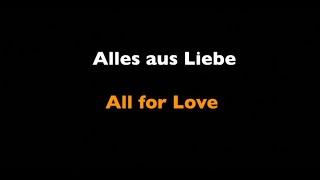 Die Toten Hosen |  Alles aus Liebe | English Subtitles &amp; Original Lyrics