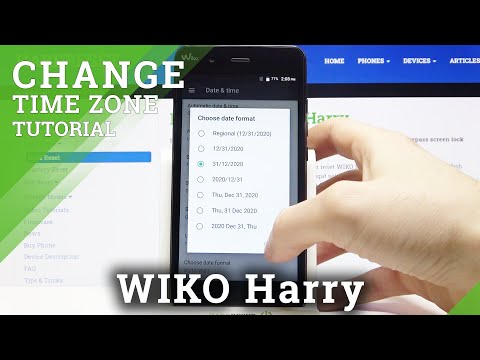 Date & Time Settings - Set Up Date on WIKO Harry