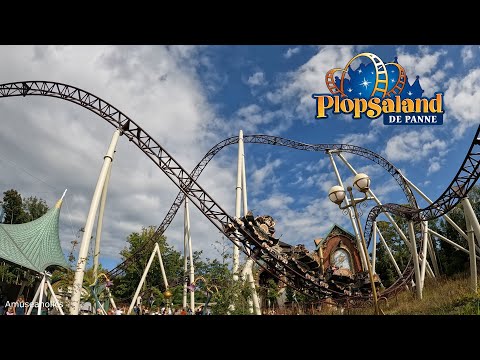 Ride to Happiness 4K On-Ride Front Row Pov | Plopsaland De Panne | Amuseaholics
