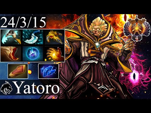 TSpirit.Yatoro雨 - Invoker | Midlane Gameplay Dota 2 Patch 7.32e