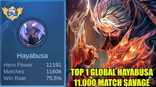 Download lagu Top 1 global hayabusa 11.000 match skill lebih jago dari KAIRI mp3