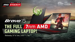 Video 0 of Product MSI Bravo 15 Gaming Laptop (AMD Ryzen 4000)