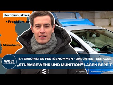 MANNHEIM: IS-Terroristen festgenommen! Teenager unter den Tätern! Sturmgewehr lag schon bereit