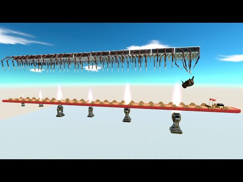 Escape From Deadly Gravitation Tentacles - Animal Revolt Battle Simulator
