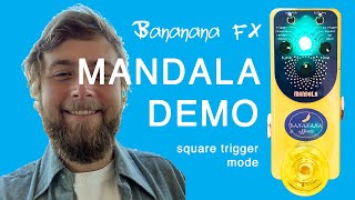 Video thumbnail for Bananana FX Mandala demo – 'Square Trigger' mode by Brian Leahy Art
