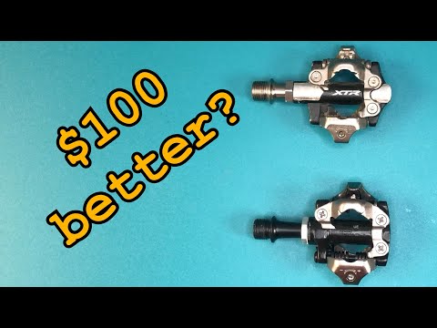 Shimano SPD shootout - XTR-9100 vs M540