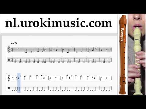 Blokfluit Leren Spelen (B.) Luis Fonsi, Demi Lovato - Échame La Culpa Tablatura Deel#1 oefeningen