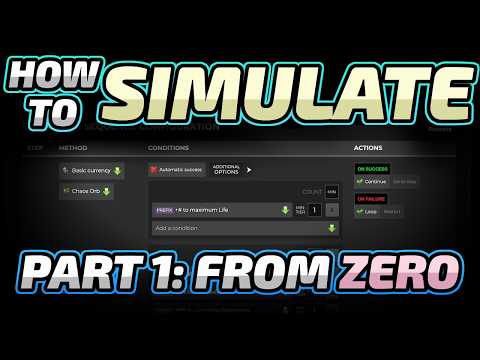 Craft of Exile Simulation From ZERO (Beginner Basics)
