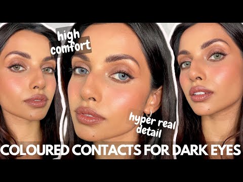Best Natural Coloured Contacts for Dark Brown Eyes I Have EVER Tried - DESIO LENS