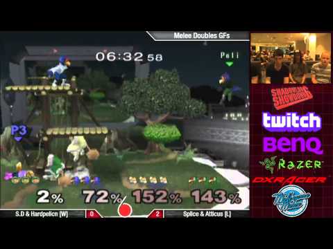 Shadowloo Showdown 6 Melee Doubles Grand Finals - Splice & Atticus vs S.D & Hardpelicn