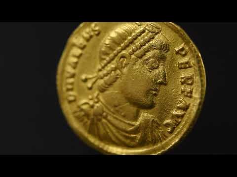 Moneda, Valens, Solidus, 366-367, Antioch, MBC+, Oro, RIC:2dxiii2