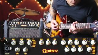Video thumbnail for Quilter Mach 2 8 inch - Creamy Blues played on a Paul Reed Smith. by QuilterLabs