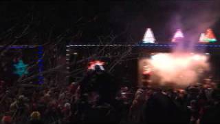 preview picture of video 'Part 1, 2009 CPR US Holiday Train, Santa's Christmas Rapp with Fireworks!'