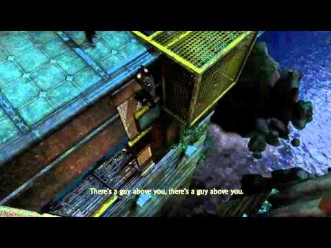 "There's a guy above you!"