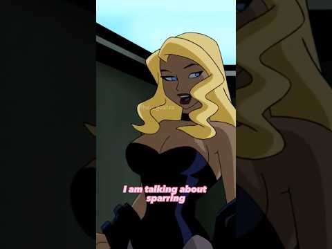 GREEN ARROW RIZZES UP BLACK CANARY  | #justiceleague #animated #edit #blackcanary #greenarrow #rizz