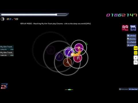 going whitecat mode on sink to the deep sea world + HR