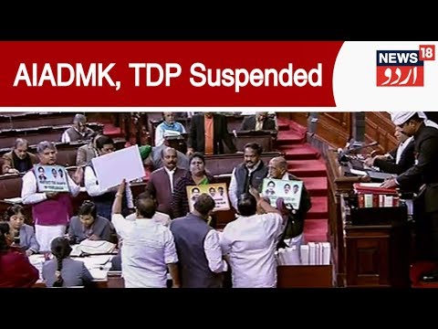 19 MPs Of AIADMK, TDP Suspended From Lok Sabha For 4 Days