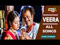 Veera Movie 4K Full Video Songs Rajinikanth Meena Roja Ilayaraja Raj 4K Songs