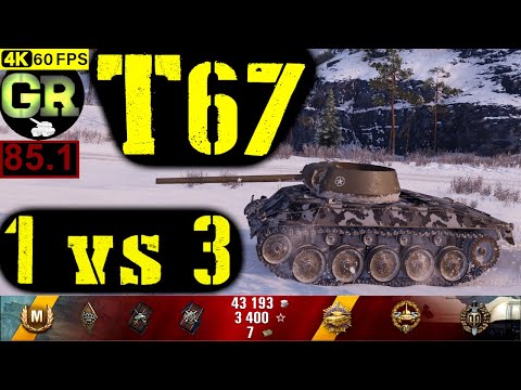 85_World of Tanks T67 WoT Replay - 10 Kills 2.5K DMG(Patch 1.4.0)